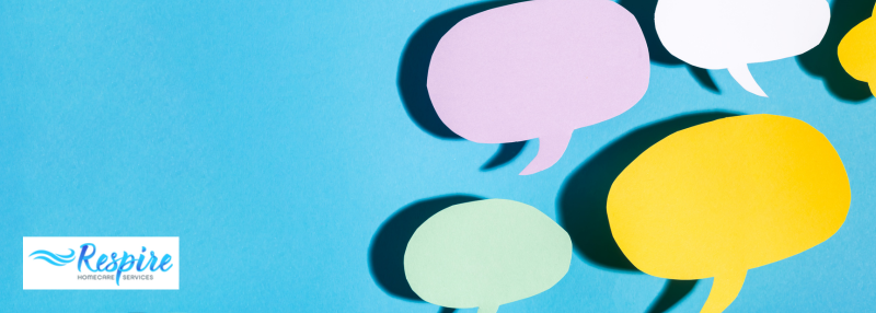 Colorful speech bubbles